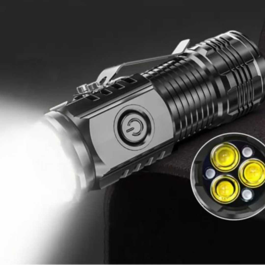Mini,3'',size,steel,body,Flash,Super,Power,Flashlight